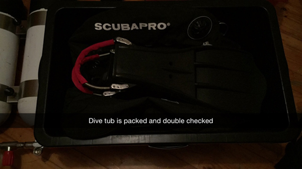 A Day In The Life of a PADI Divemaster - Dive Tub is Packed