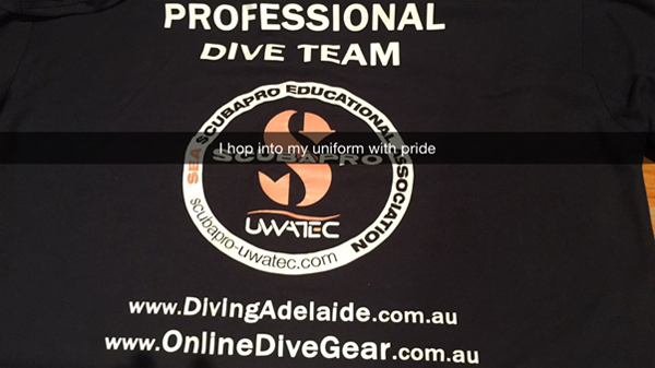 A Day In The Life of a PADI Divemaster - Put on my uniform