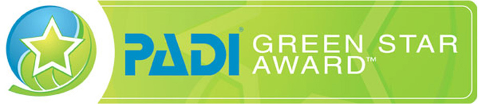PADI Green Star Award Logo